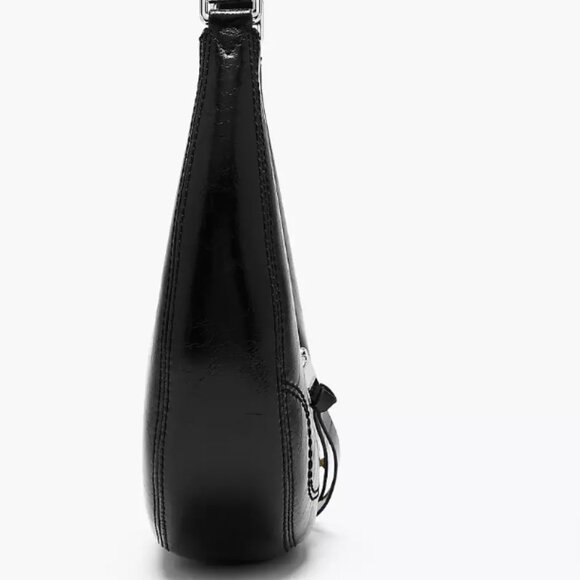 NWT Authentic Marc Jacobs Crinkle Cruiser Small Crescent Bag - Picture 3 of 4